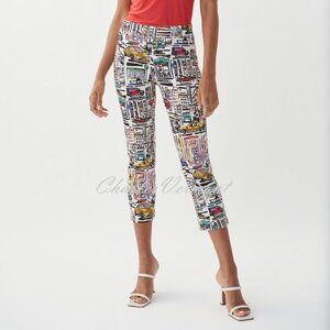 Joseph Ribkoff Joseph Ribkoff City Life and Block Print Trouser Size 8